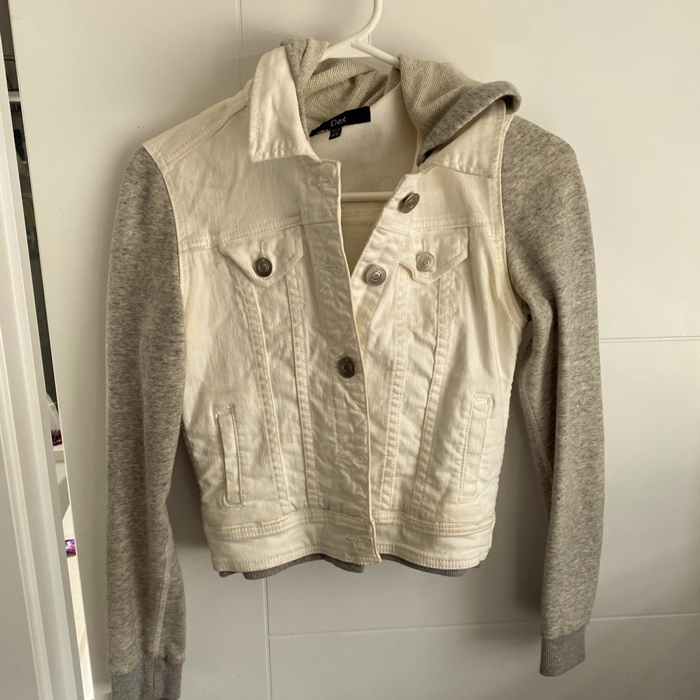 Jean white jacket